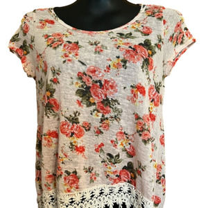 Blu Planet floral sweater